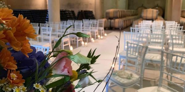 Matrimonio in cantina