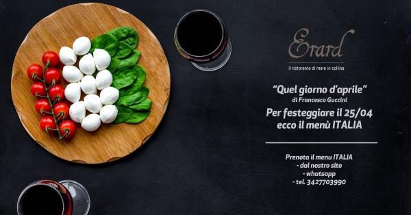 Menu ITALIA per il 25 aprile